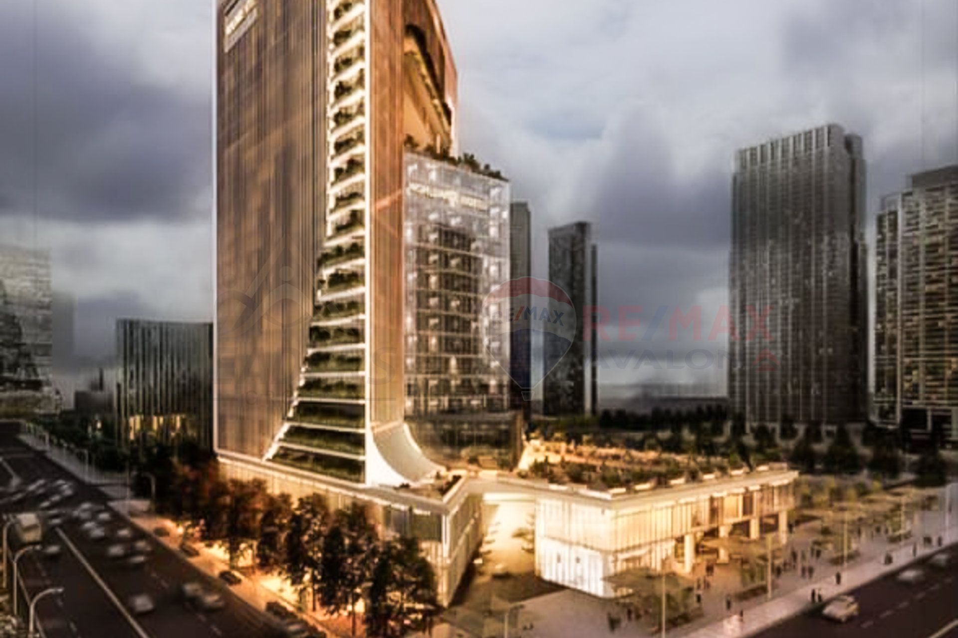 وحدة فندقية للبيع 65 م (Green River Tower - العاصمة الإدارية)