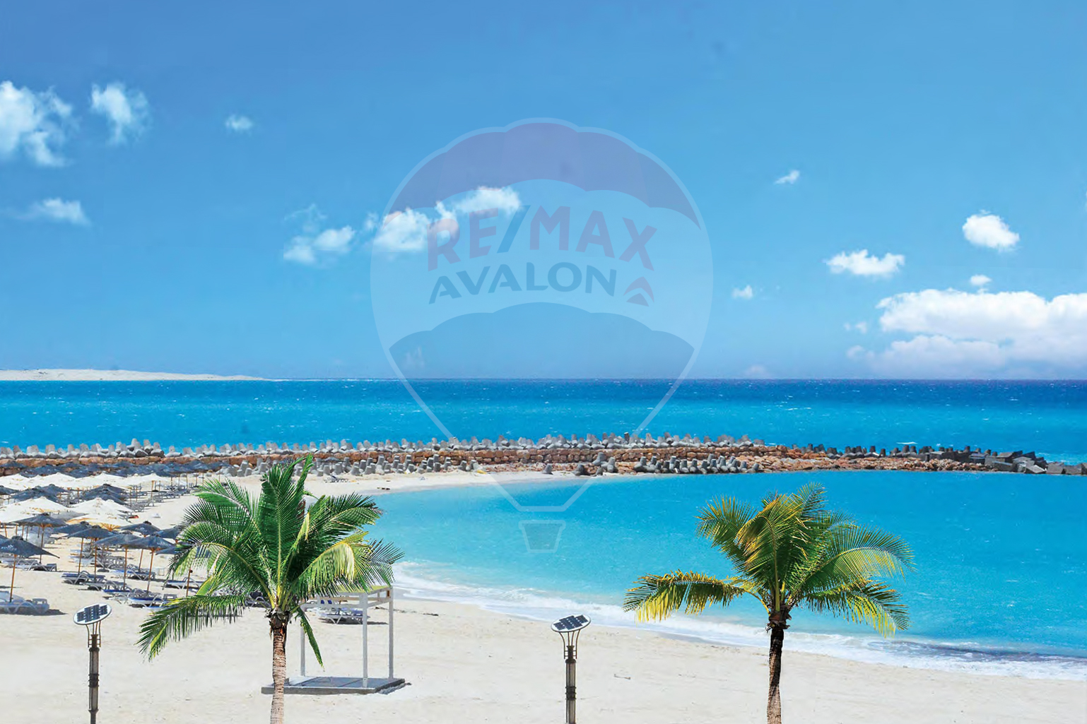 شالية للبيع الساحل (مارسيليا بيتش 4 - سيدي عبد الرحمن) 91 م