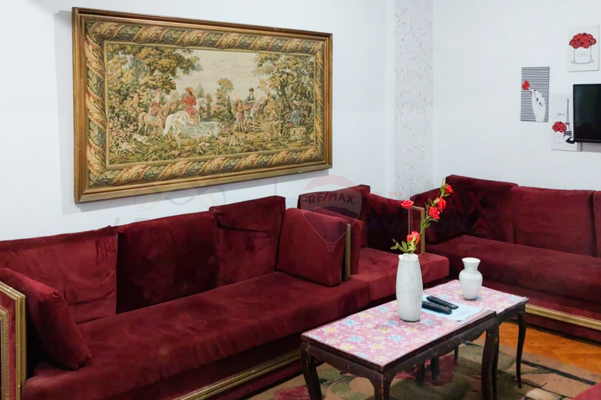 Furnished apartment for rent 175 m Saba Pasha (directly on the sea)