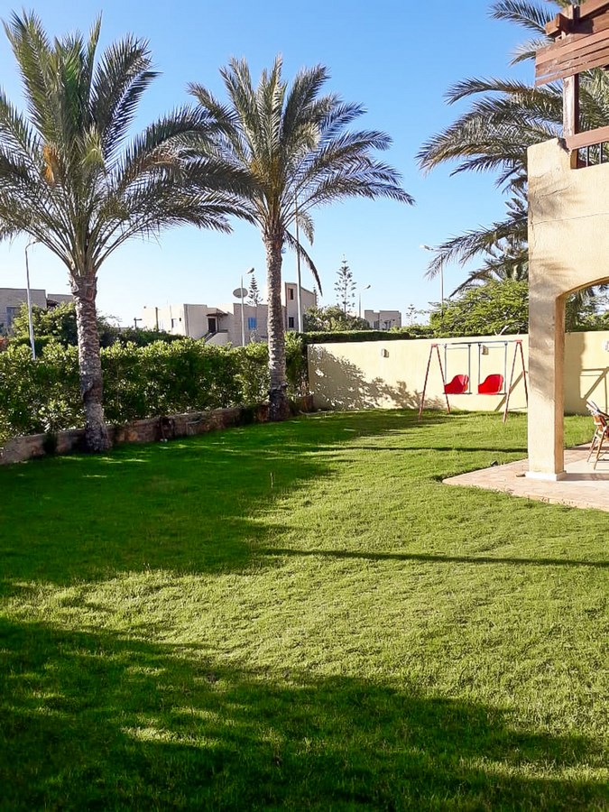 شالية بحديقة للبيع 287م الساحل الشمالي (قرية الشروق - ك42)