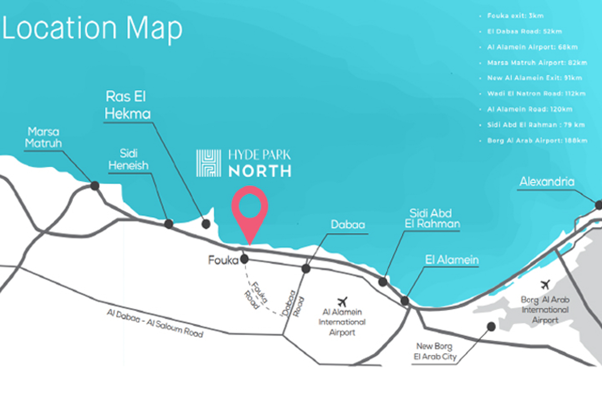 Chalet for sale (Sea shore - Ras Elhekma) 100 m