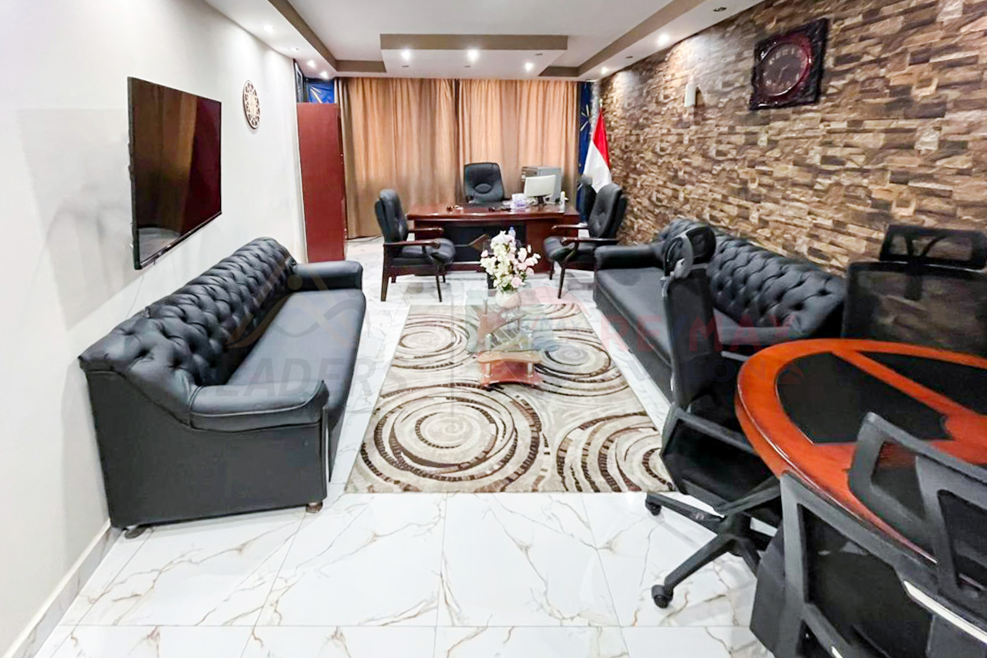 Administrative headquarters for rent, furnished, 150 m, Raml Station (Shakour St.)