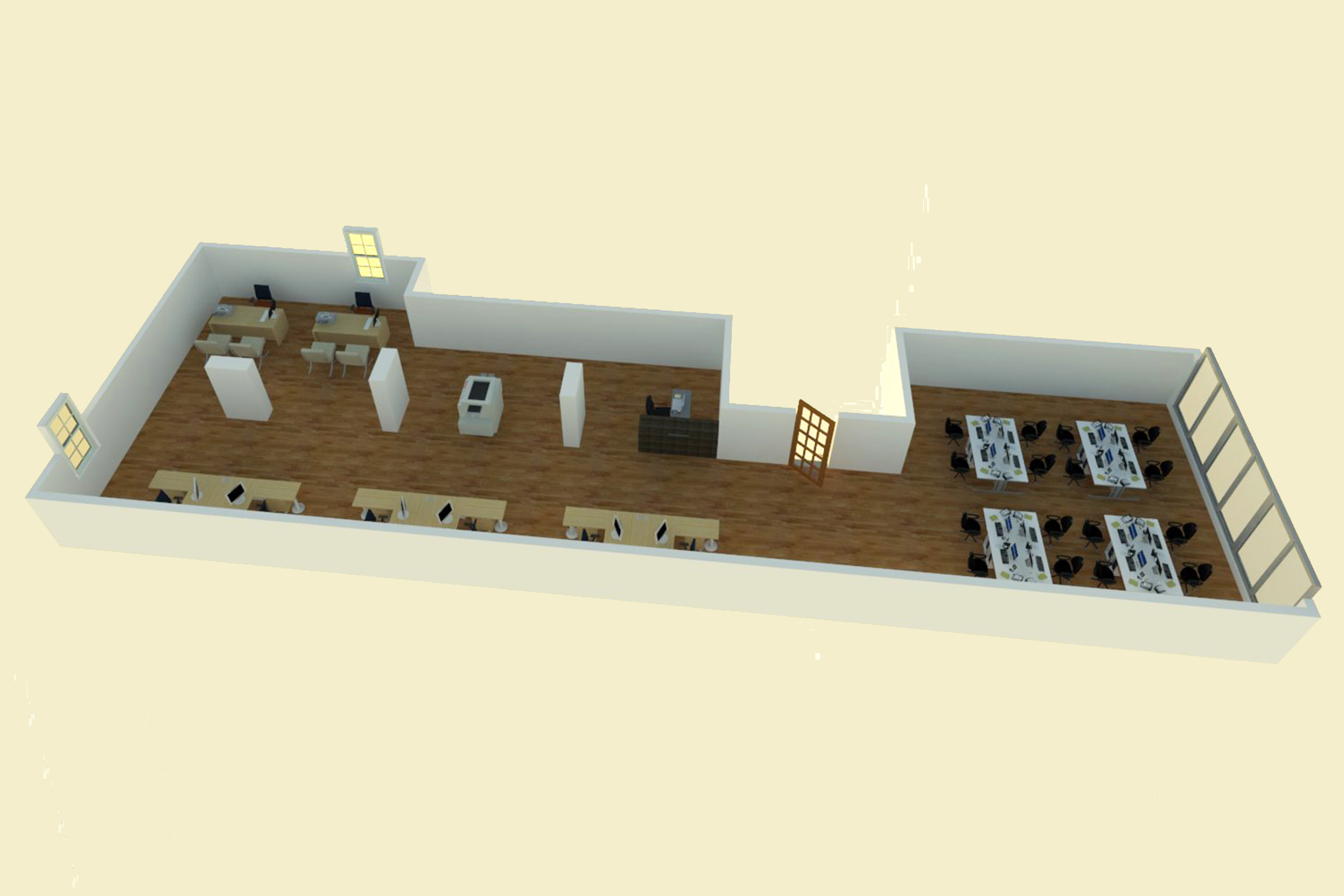 Administrative Mezzanine for Sale 210m Sporting (Abou Keir St.- sporting club)