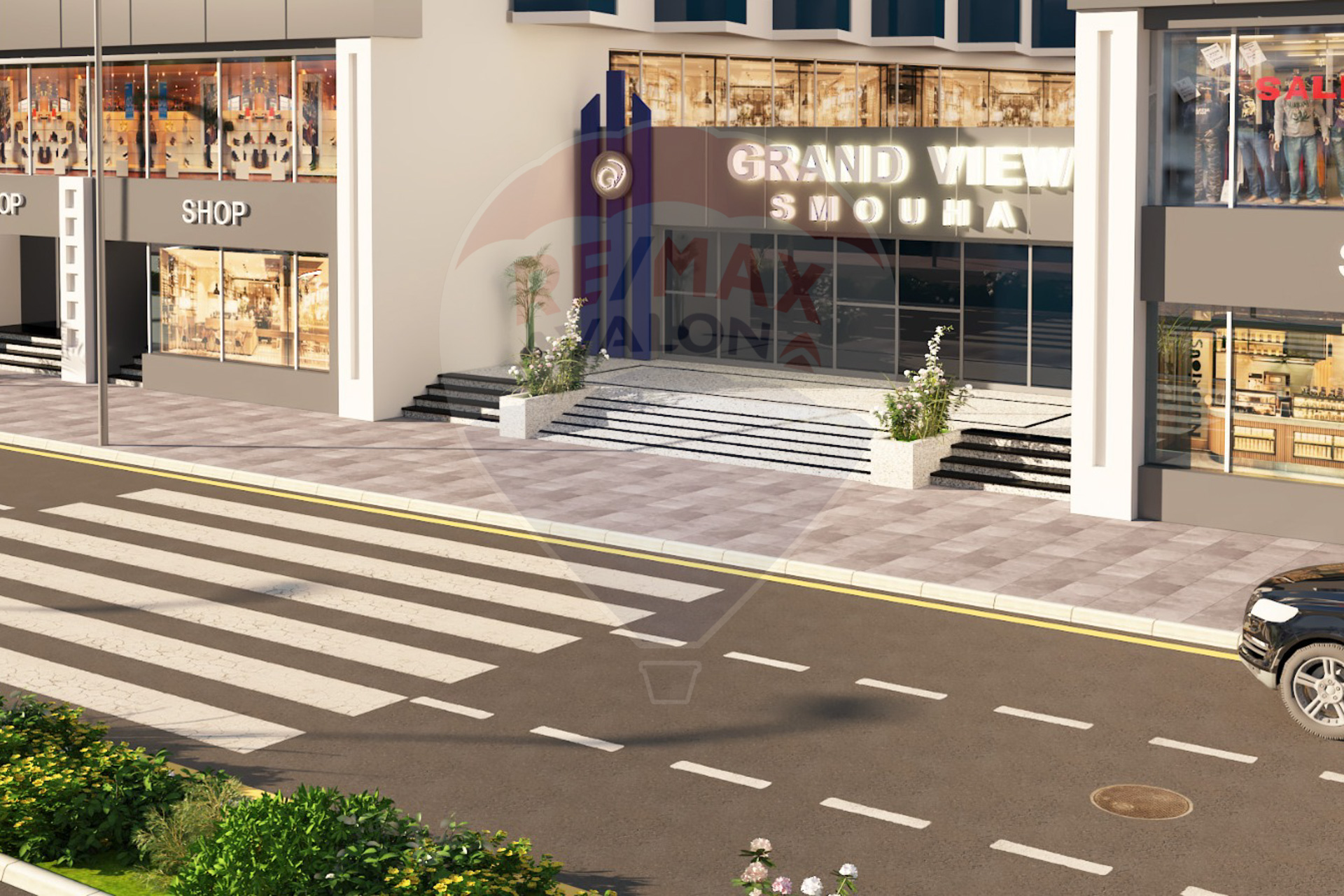 Shop for sale 101 m Smouha (Grand View - directly on the road)