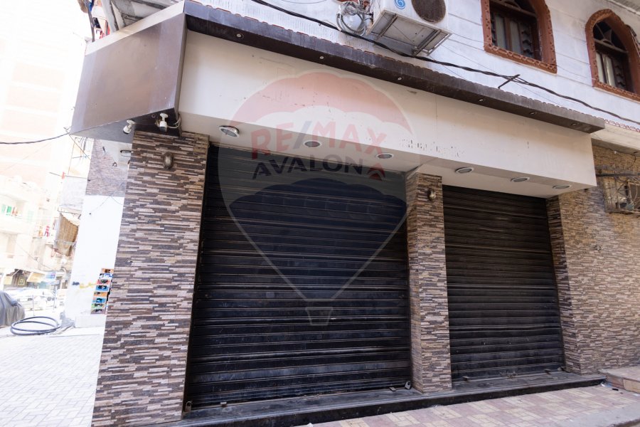 محل تجاري + صندرة للبيع 85 م سيدي بشر (ش محمد نجيب)