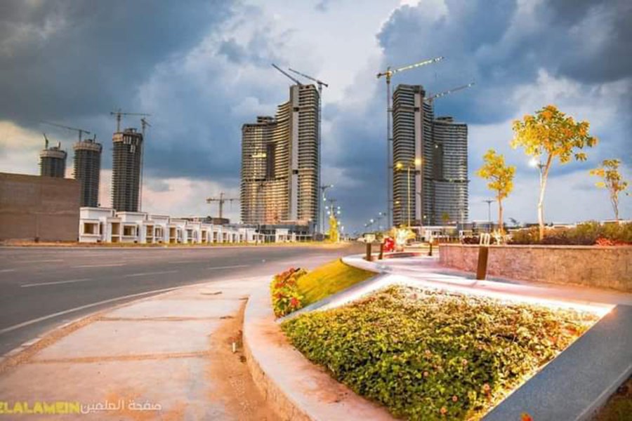 شقة للبيع (أبراج العلمين - العلمين الجديدة) 90 م
