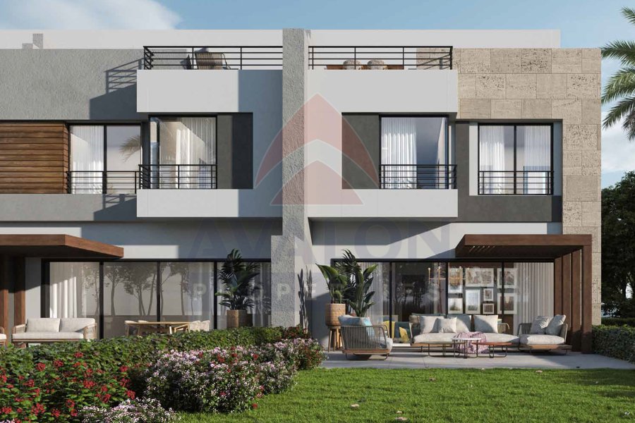 Town house for sale 212 m Palm Hills Compound Alexandria - 6,985,000 EGP. Facilities in payment