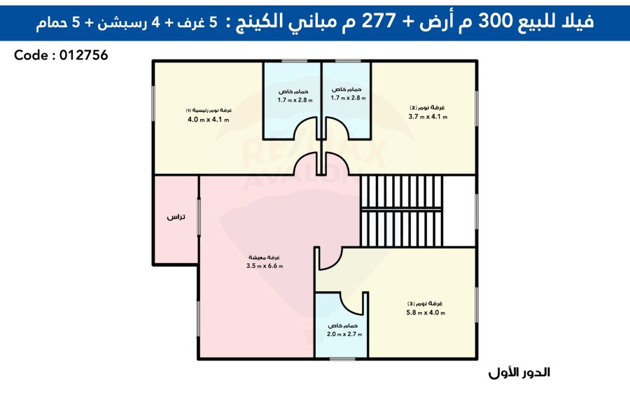 فيلا للبيع 300 م كينج مريوط (كومباوند الواحة الخضراء)