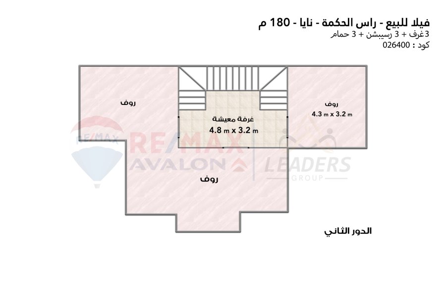 Twin house villa for sale (Naia Bay - Ras Al Hekma) 180 m