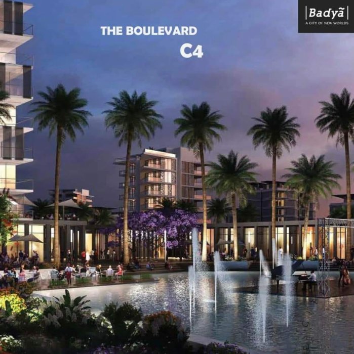 Apartment for sale in Palm Hills Badya (Boulevard Towers) 76 m