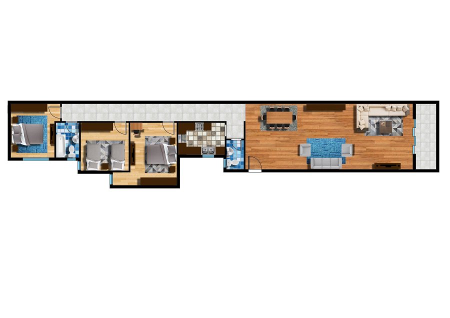 Apartment For Sale 155m Ganaklis (Mourtada St.) - Not Finished