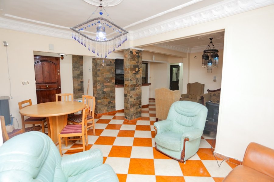 Furnished Apartment for rent 140m Maamoura Beach