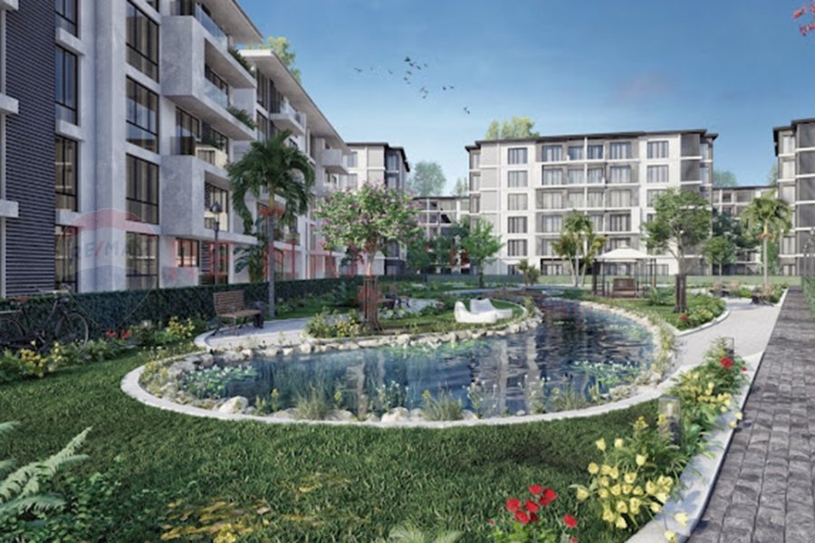 Apartment for sale (Creek Town) New Cairo 128 m installment
