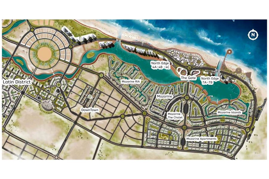 Chalet for sale (Mazarine Raya - El Alamein) 162 m