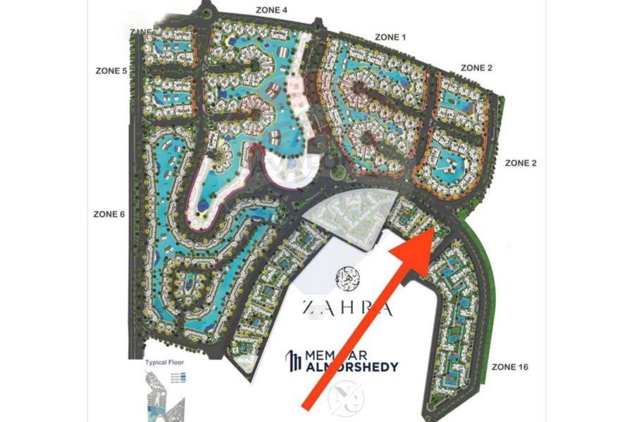 Chalet for sale north coast (Zahra Village) 40 m - 2,300,000 EGP (down payment + Over)