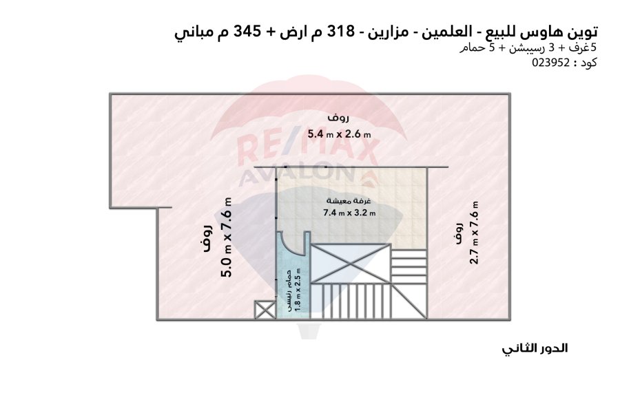 Twin house for sale (Mazarine - City Edge) 318 m