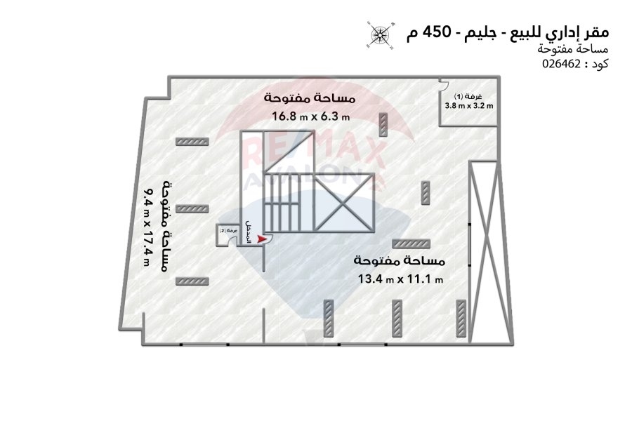 Administrative headquarters for sale 450 m Glem (Abu Qir Main St.)