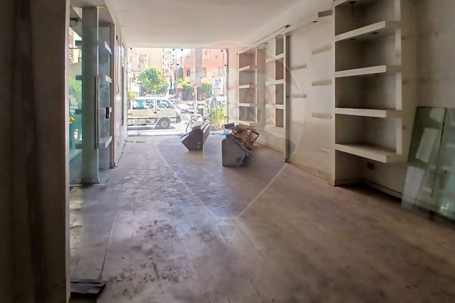 Shop for rent 120 m Roushdy (Abu Qir St.)