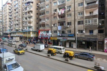 Shop + Mizzan for rent 250 m Asafra (Gamal abdl naser st)