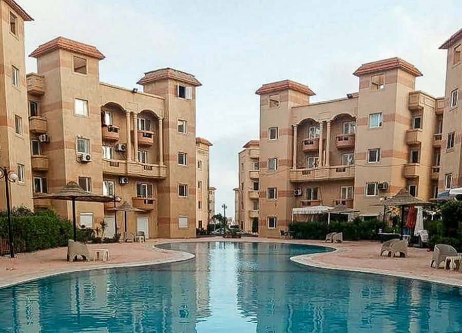 شقة مفروشة برووف للبيع 120م  قرية مراقيا جاردنز
