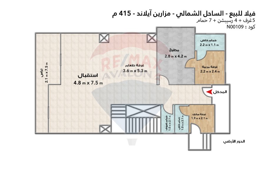 Stand alone villa for Sale New Alamein (Mazarine Island)