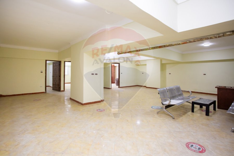Administrative apartment for rent 300 m Roushdy (Abu Qir St.)