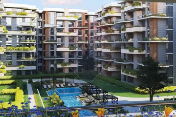 Ground apartment with garden for sale 76 m Administrative Capital (De joia)