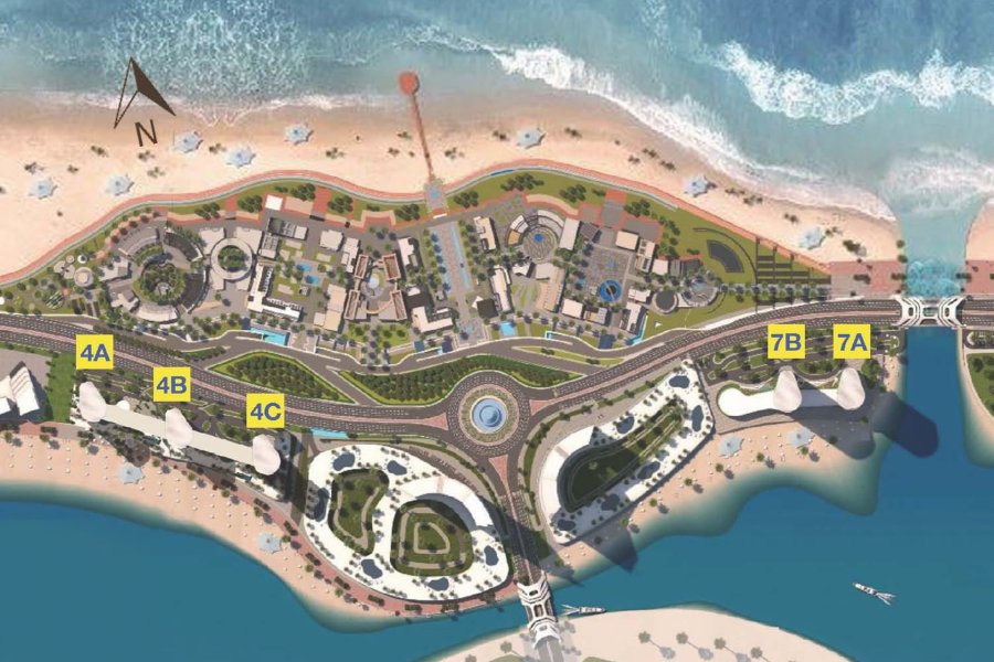 Luxury apartment for sale (The Gate 6 - El Alamein) 154 m
