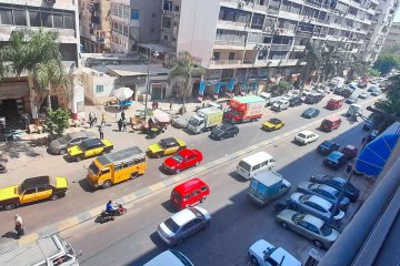 شقة اداري للايجار 120 م المنشية (ش النصر )