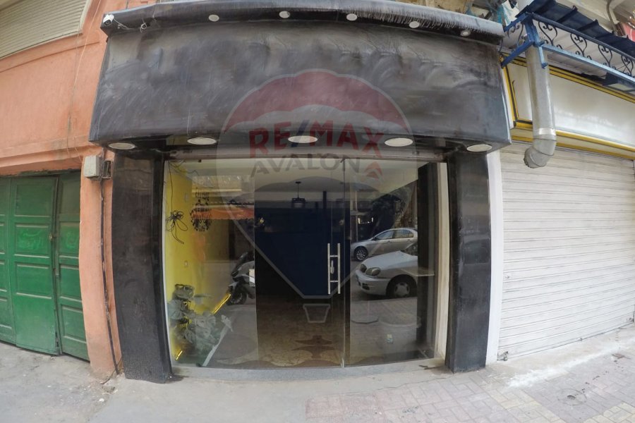 Commercial shop for rent 100 m El-Shatby (Port said st.)