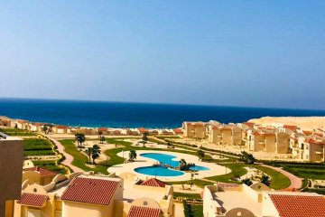Ground Chalet + Garden for sale (Coral Hills Resort) Ras Al-Hekma 170 m Chalet + 120 m Garden