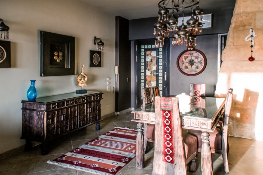 Furnished apartment for rent 120m Saba Basha (Marvelous sea view)-