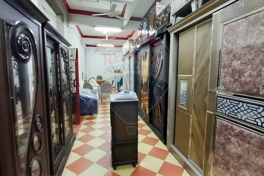 محل + ميزان للإيجار 160 م العصافرة (ش 45 الرئيسي)