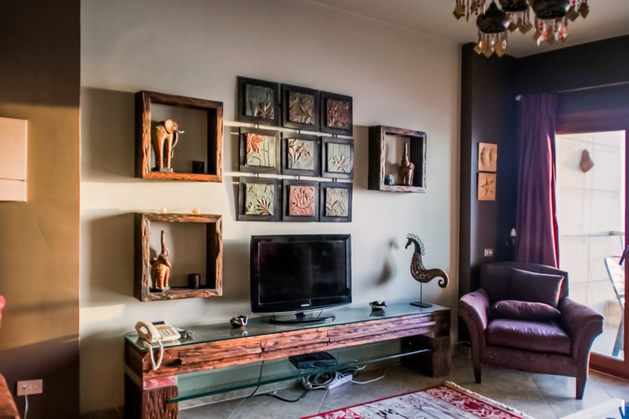 Furnished apartment for rent 120m Saba Basha (Marvelous sea view)-