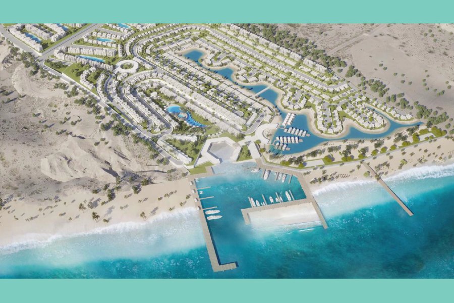 Twin chalet for sale (Salt Tatweer misr - Ras Al-Hikma) 330 m