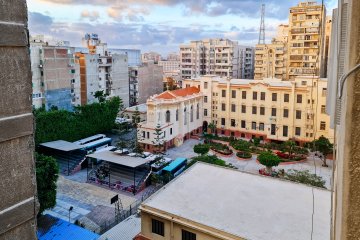 Furnished apartment for rent 125 m Wabour Al-Mayah (branched from Jalal El-Din El-Desouky)
