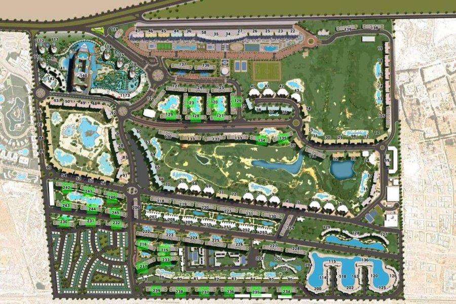 Ground floor chalet with garden for sale (Porto Golf - Sia Lagoon) 68 m - 3,100,000 EGP