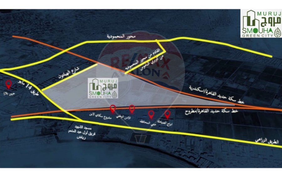 Apartment for sale 123 m Smouha (Muruj)
