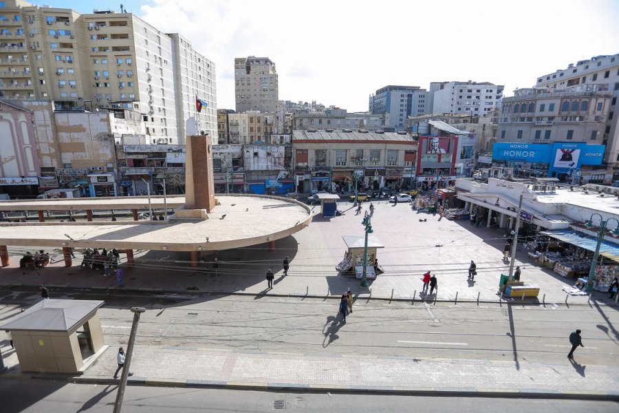 Administrative apartment for rent 550m Raml Station (Saad Zaghloul Square)