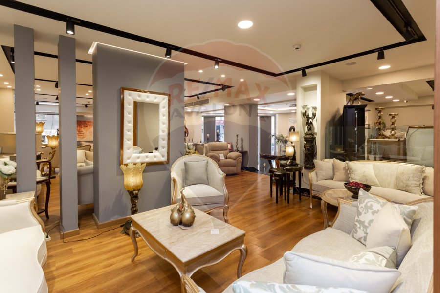 Shop + Mezzan for rent 500 m Louran (Shaarawy St)