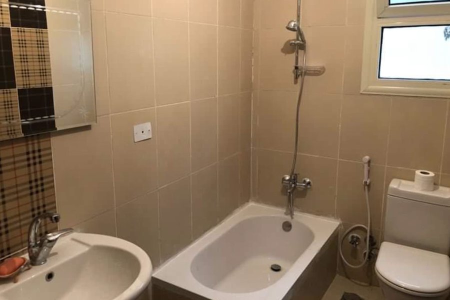 Chalet + Roof for sale (Emirates Heights) Ras Al-Hekma 100 m chalet + 100 m roof