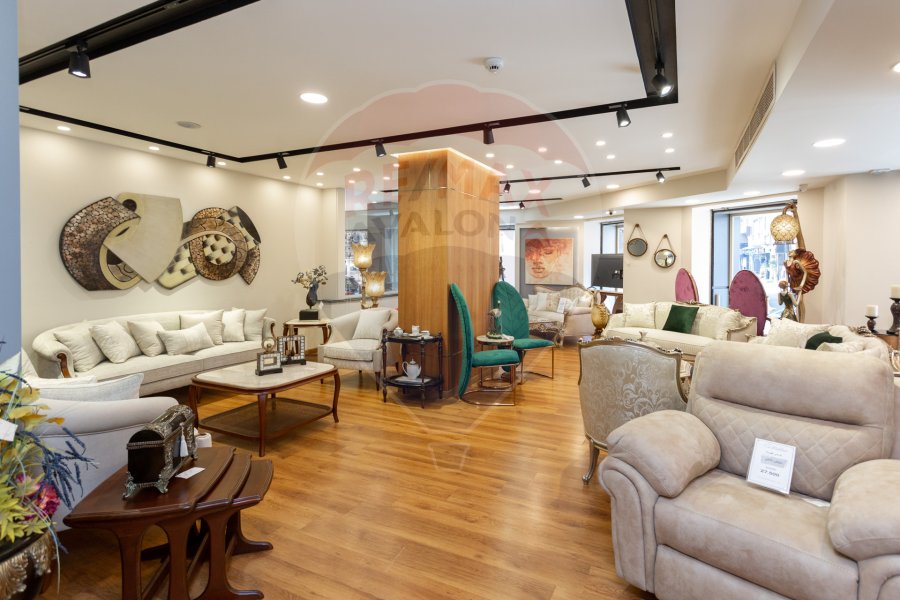 Shop + Mezzan for rent 500 m Louran (Shaarawy St)
