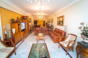 Furnished Apartment for Rent 216 m Smouha (Fawzi Moaaz St.- Next to Ali bin Abi Talib Mosque)