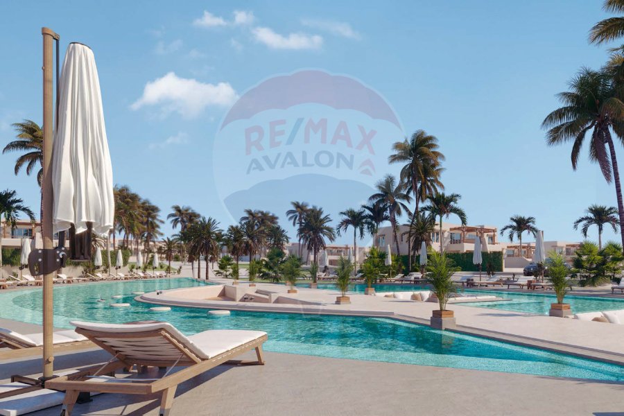 Ground Chalet with Garden (Hacienda West - Ras El Hekma) Corner for sale 100 m