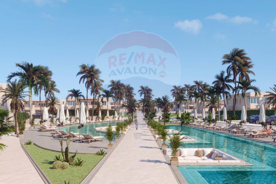 Ground Chalet with Garden (Hacienda West - Ras El Hekma) Corner for sale 100 m