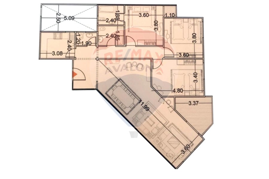 Apartment for Sale 173 m Smouha (Valorie Antoniadis