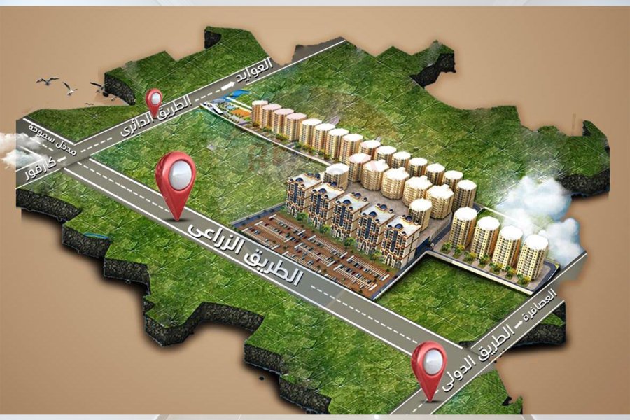 Apartment for sale 218 m Smouha (El Safwa Compound - On the agricultural road next to the colleges complex)