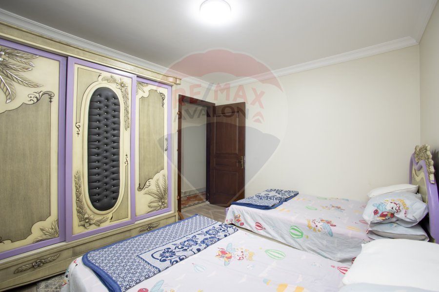 Furnished ground floor apartment for rent 115 m + 20 m Garden - King Mariout (King City Compound)