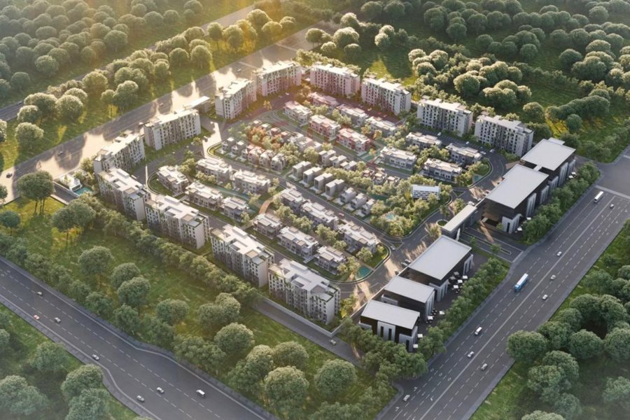 Ground floor studio for sale 69 m + 10 m garden (Notion - The 5th Settlement) - 1,095,000 EGP (down payment + over)