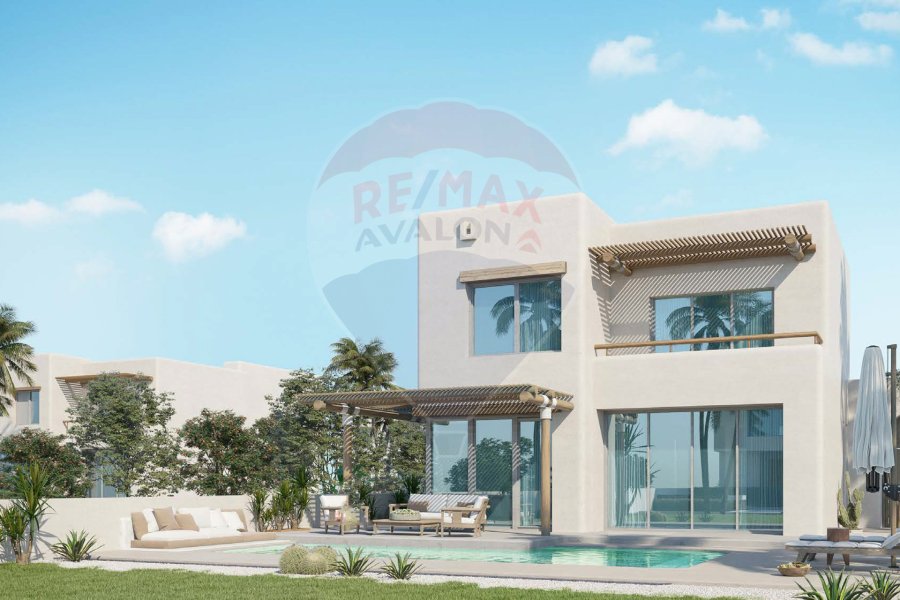Ground Chalet with Garden (Hacienda West - Ras El Hekma) Corner for sale 100 m